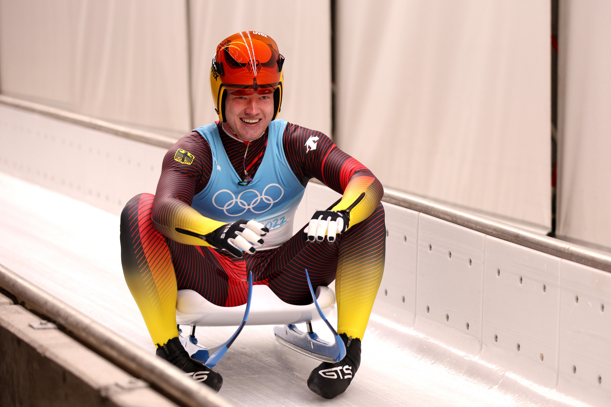 Max Langenhan won a fifth successive men's singles title at the season's final Luge World Cup in Winterberg ©Getty Images