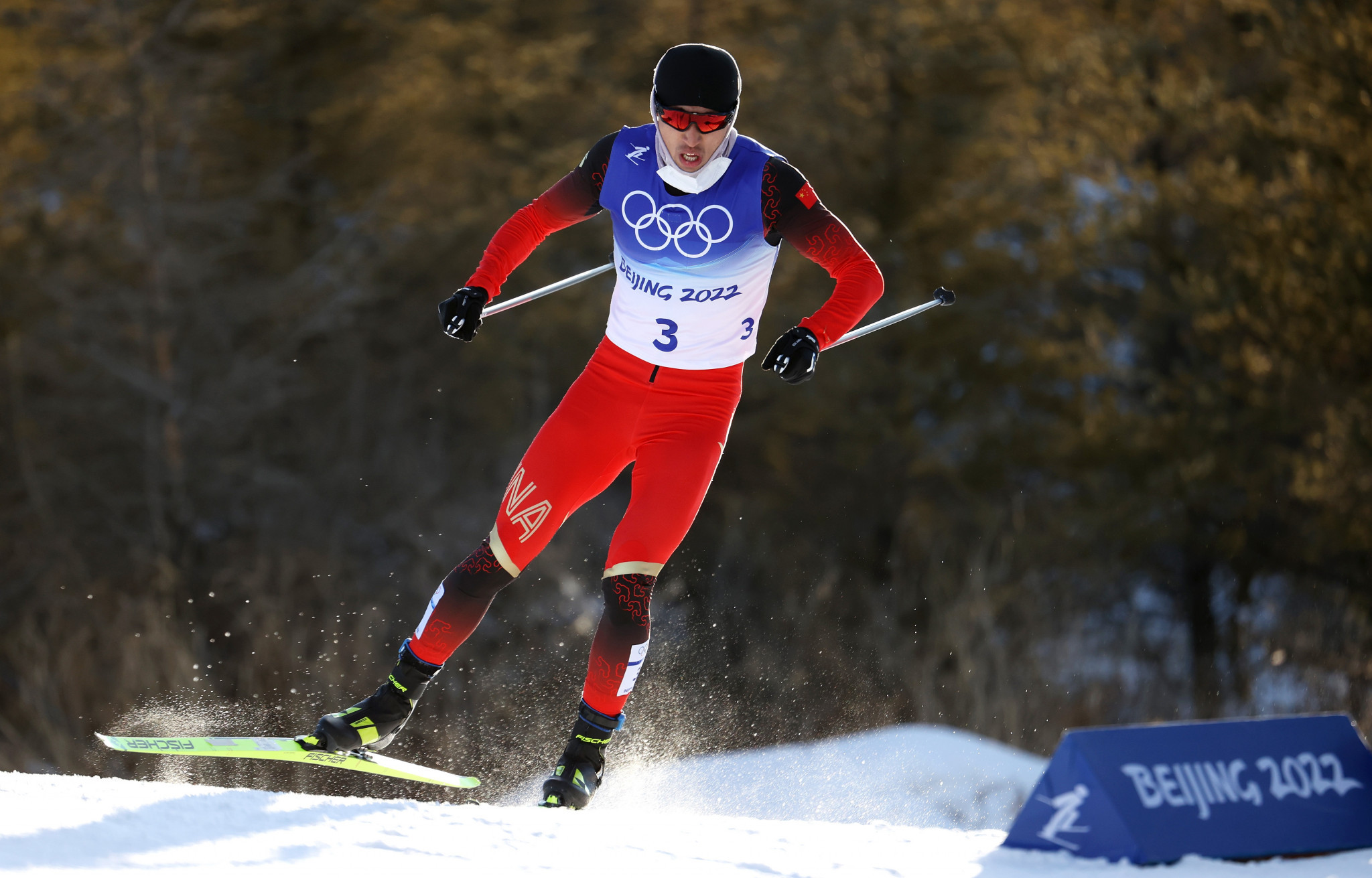 Wang Qiang has not competed internationally this season as China's cross-country team missed the Nordic Ski World Championships ©Getty Images