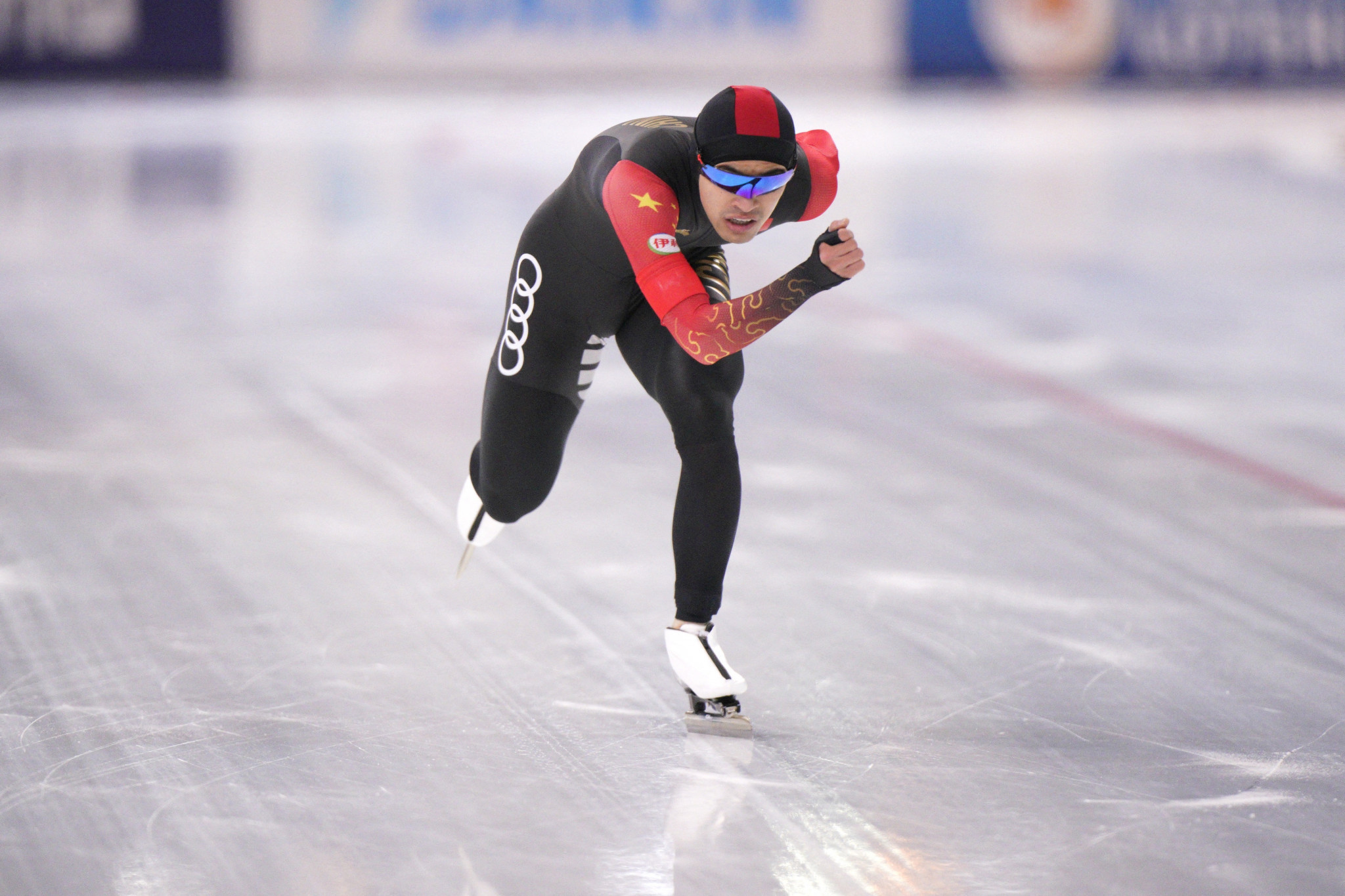 Zhongyan Ning won men's 1,000m gold at the Speed Skating World Cup event in Heerenveen last November but China has yet to take the winter sport world by storm ©Getty Images