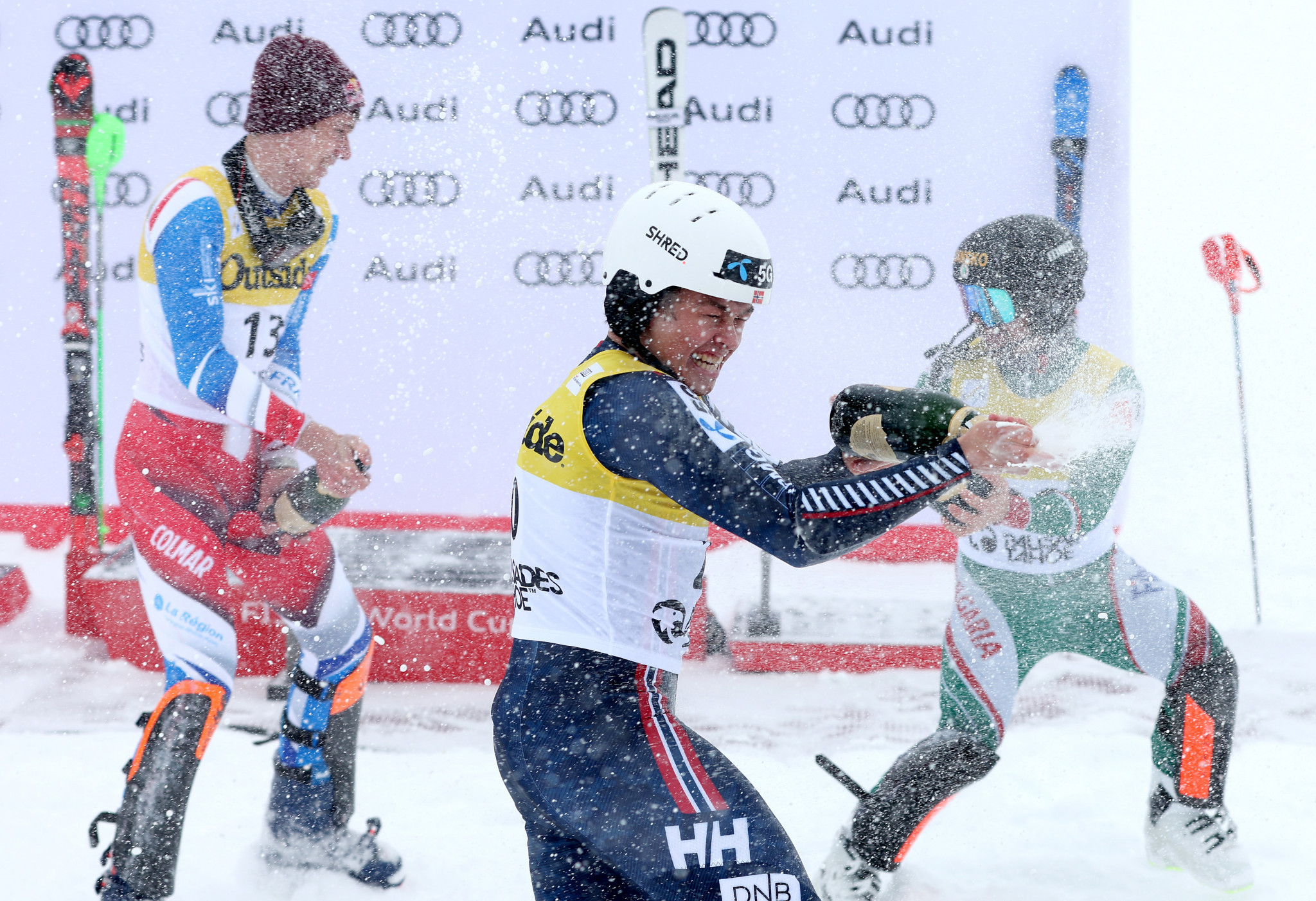 Steen Olsen claims dramatic slalom Alpine Skiing World Cup victory in Palisades Tahoe after Ginnis disqualified