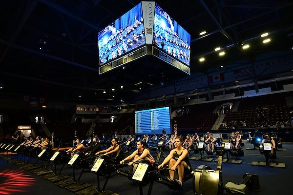 About 1,700 rowers competed either virtually or in-person at the Paramount Fine Foods Centre in Toronto ©World Rowing