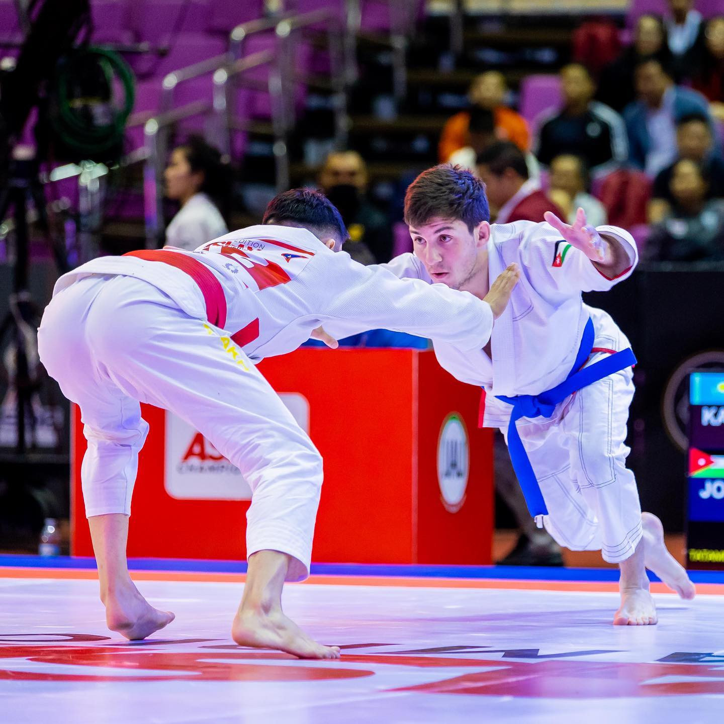 Today's action meant that the UAE moved into second place with seven gold medals while Kazakhstan follow on four ©JJAU