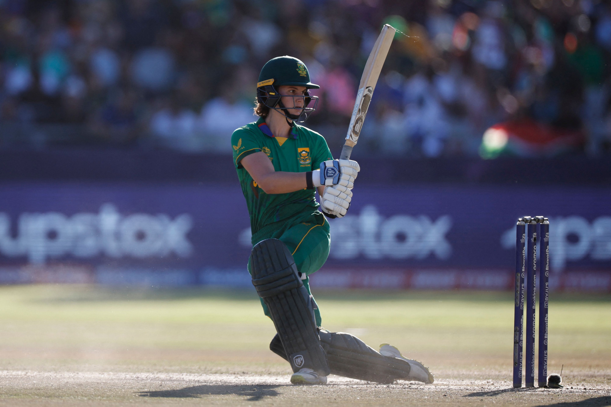 South Africa's Laura Wolvaardt, who made 230 runs and top scored for South Africa in the final with 61 made the cut ©Getty Images

