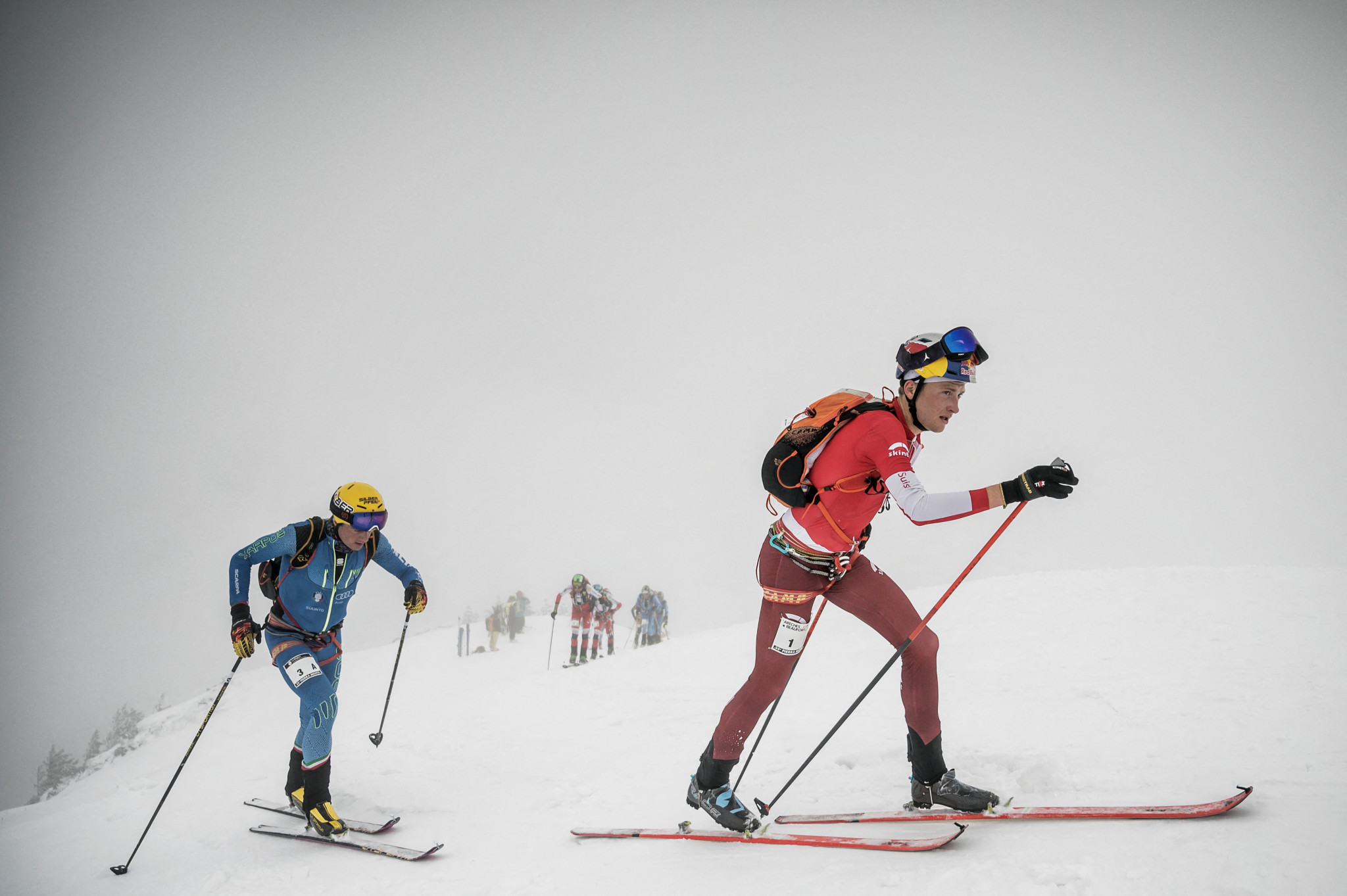 Switzerland's Remi Bonnet, right, has won four of his last five races this season ©Getty Images