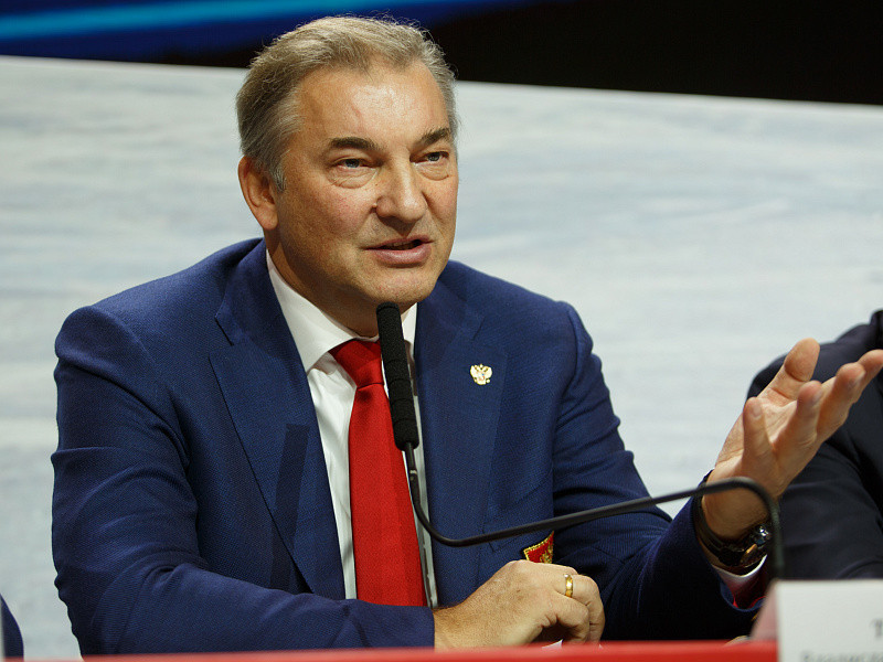 A wave of sanctions imposed by several countries to mark the first anniversary of Moscow's invasion of Ukraine saw Russian Ice Hockey Federation President Vladislav Tretiak targetted by Canada ©Getty Images