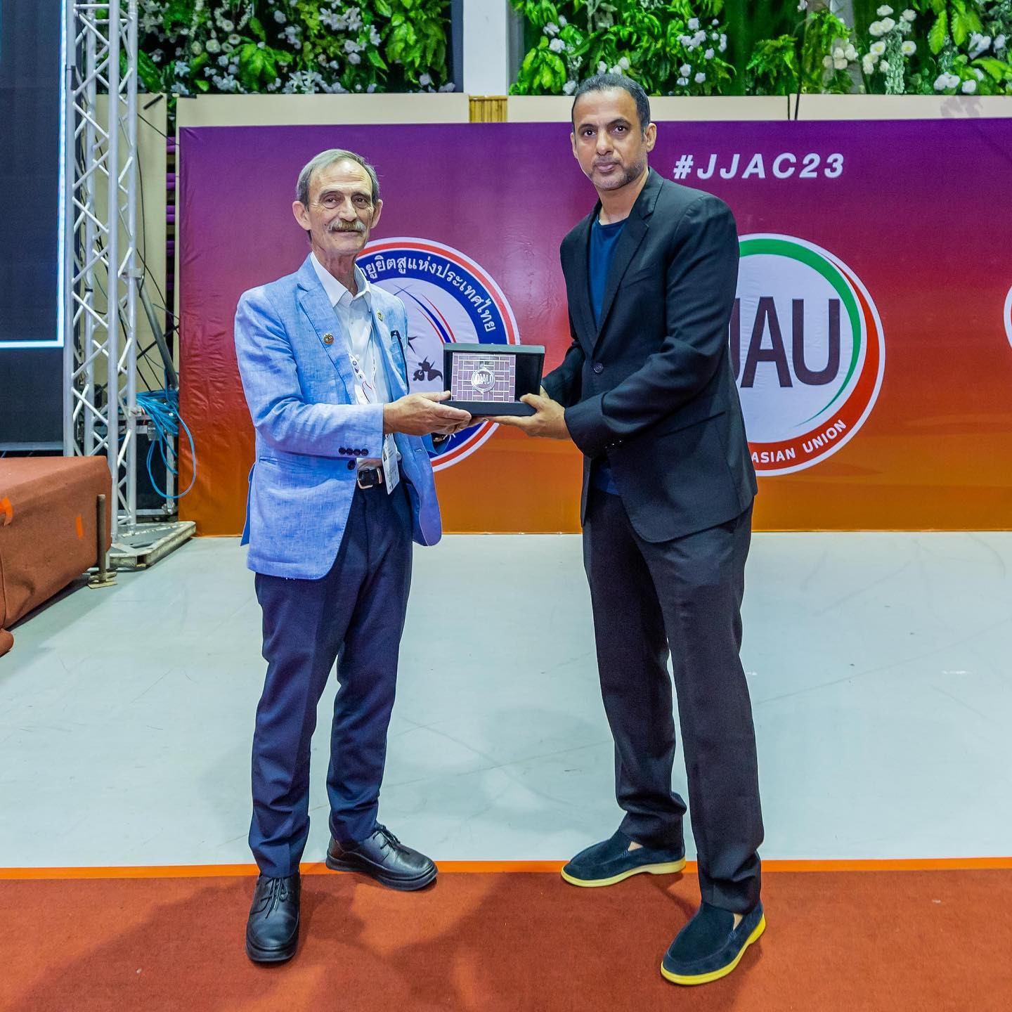 Ju-Jitsu International Federation President Panagiotis Theodoropoulos was then also commended for the work his organisation has done to oversee the Championships ©JJAU