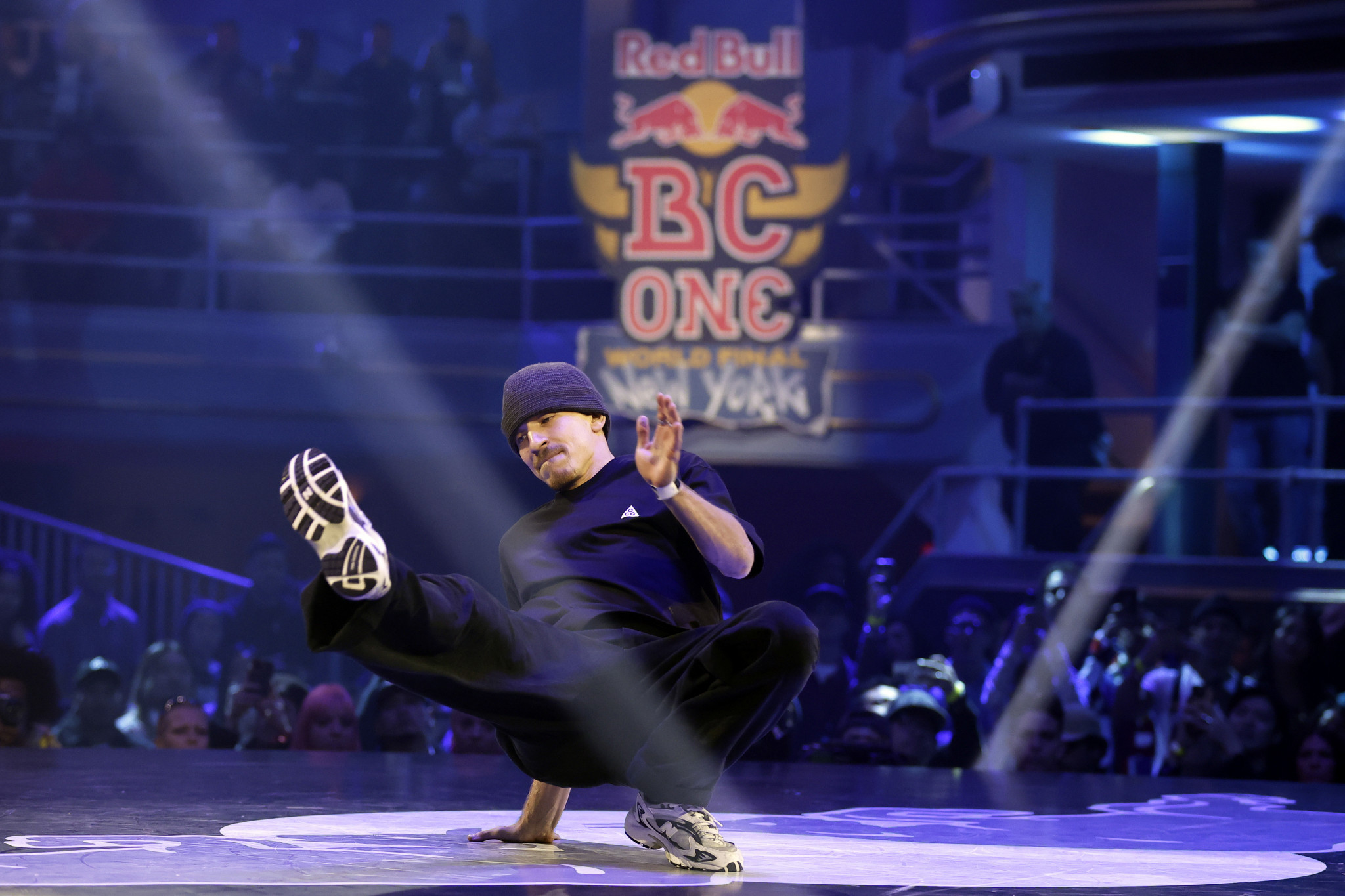 Kazakhstan's Amir Zakirov triumphed in the B-boy competition at the WDSF Breaking for Gold World Series event in Kokura ©Getty Images