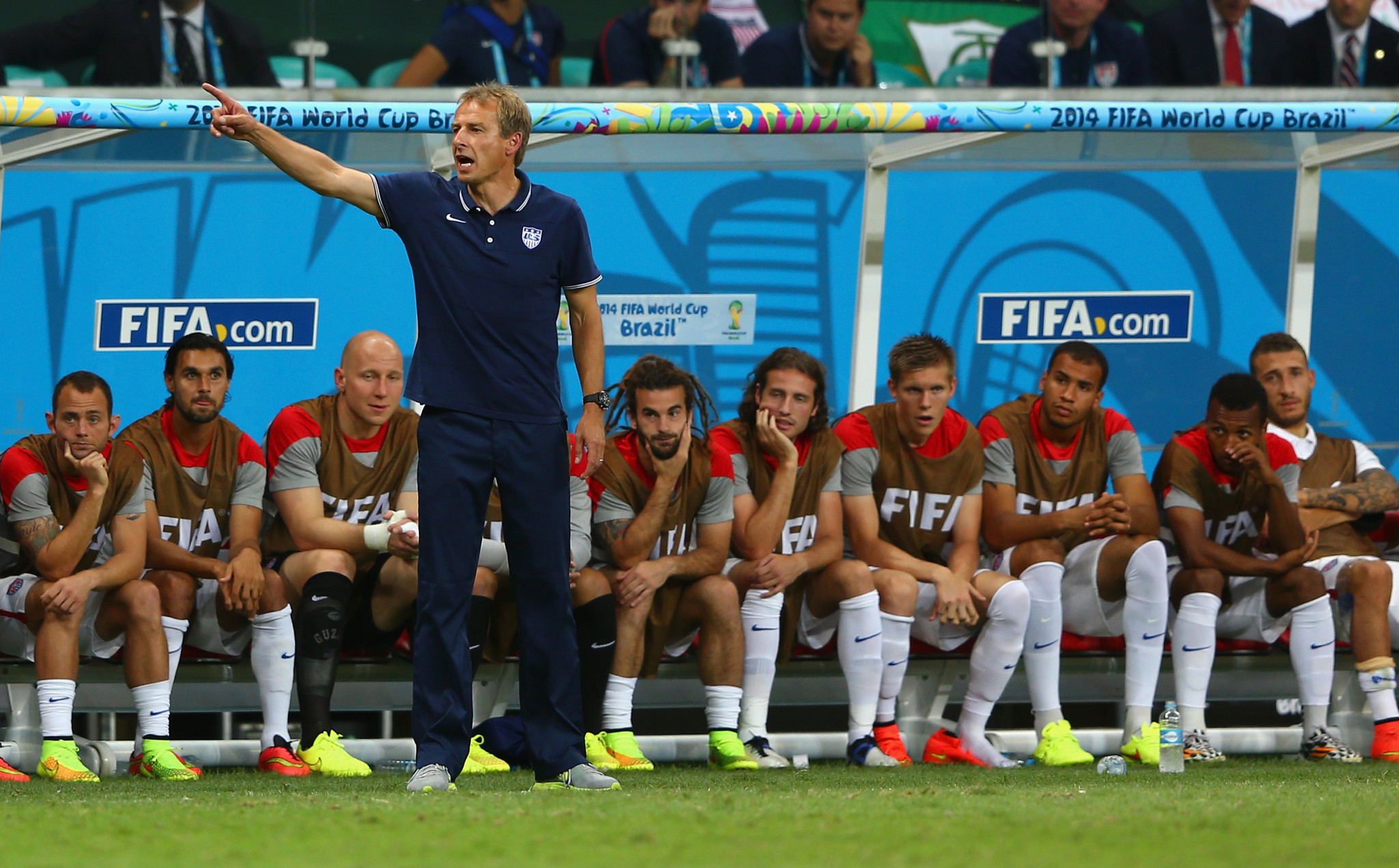 Jürgen Klinsmann led the United States to the last 16 of the 2014 FIFA World Cup, but was sacked as the team struggled in qualifying for the 2018 edition ©Getty Images