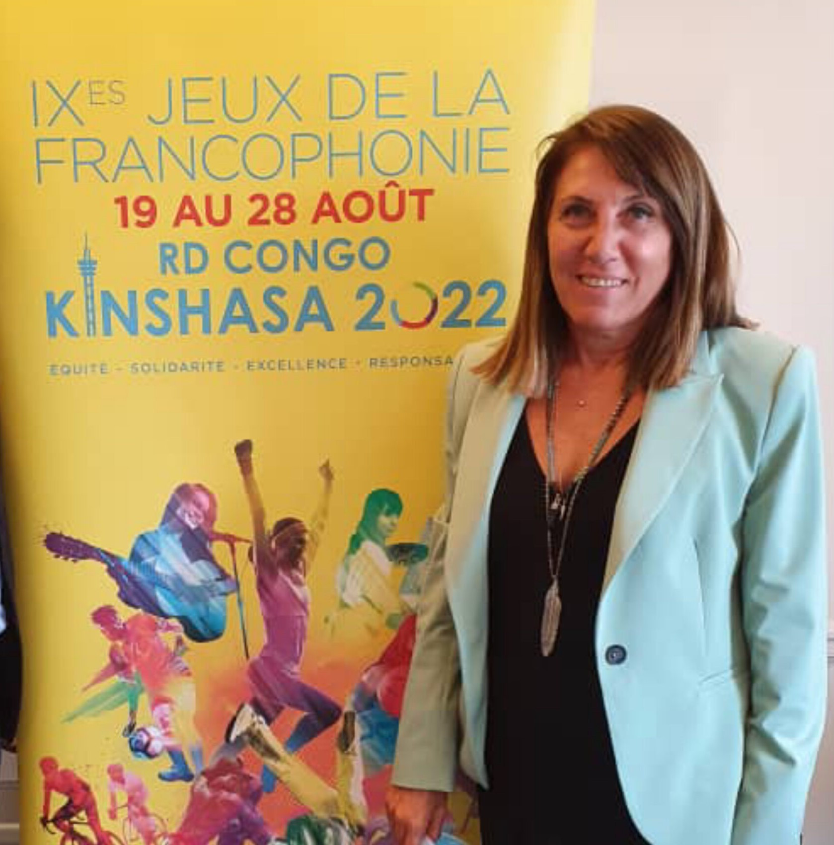 International Francophone Games  director Zeina Mina is confident that this year's event in KInshasa will derive many benefits ©CNJF