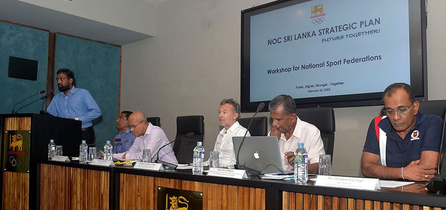 The NOCSL held a meeting to create a strategic plan with the next 10 years in mind ©National Olympic Committee of Sri Lanka 
