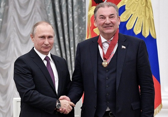 Vladislav Tretiak has been a long-time supporter of Russian President Vladimir Putin ©The Kremlin