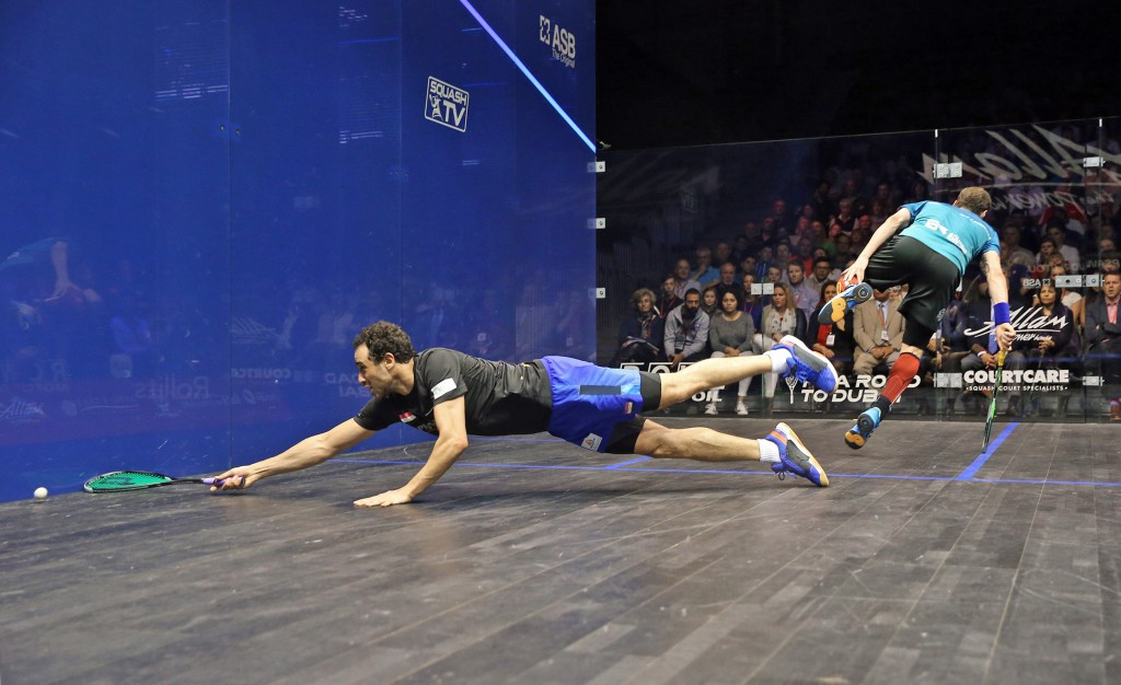 Ramy Ashour was one of four Egyptians to reach the PSA British Open finals ©squashpics.com