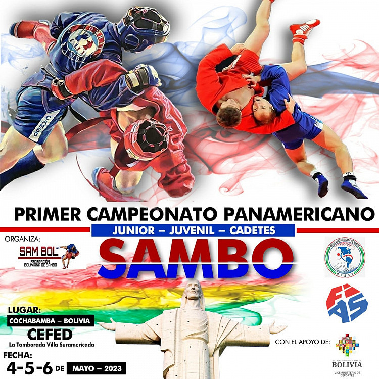 Cochabamba named host of inaugural Pan American Cadets, Youth and Junior Sambo Championships 