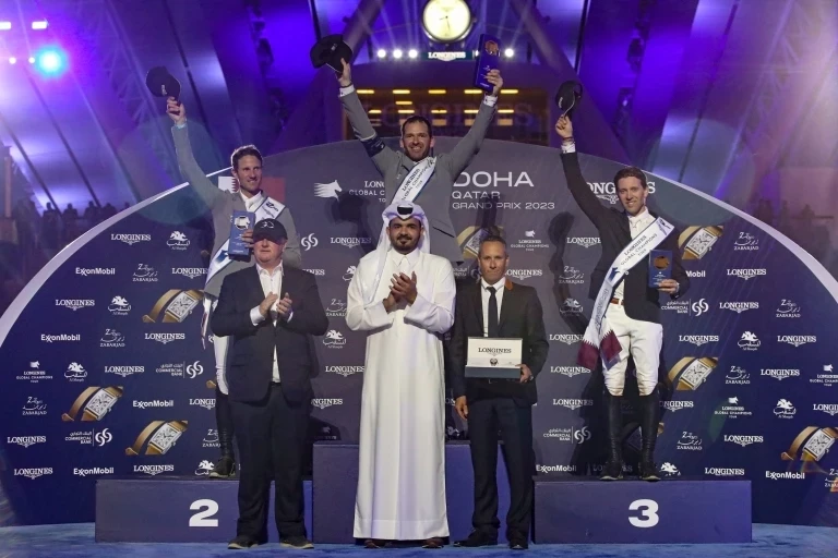 Weishaupt claims victory at Global Champions Tour Super Grand Prix in Doha 