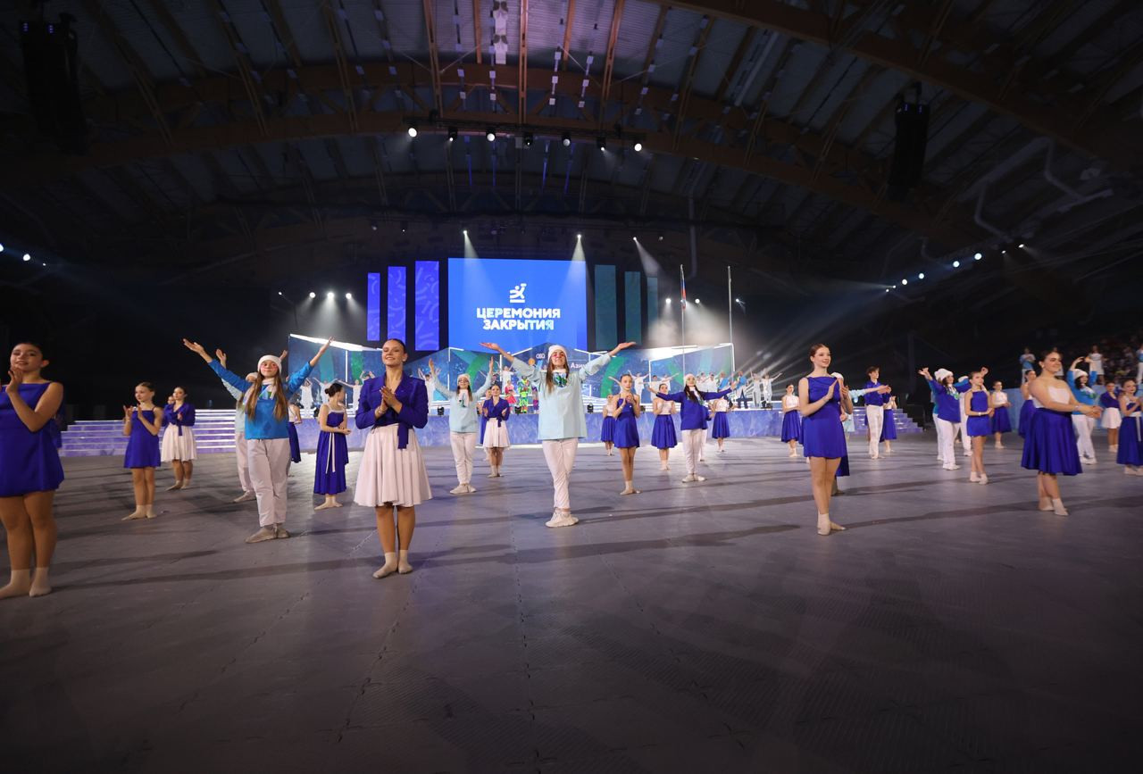 The Winter Children of Asia Games Closing Ceremony has taken place at the Kuzbass Ice Palace in Kemerovo ©ROC