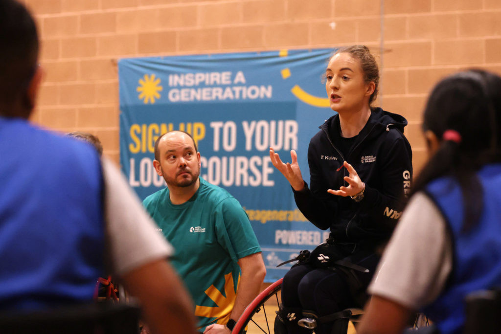 British Wheelchair Basketball "Inspire a Generation" programme delivered for first time in Bradford
