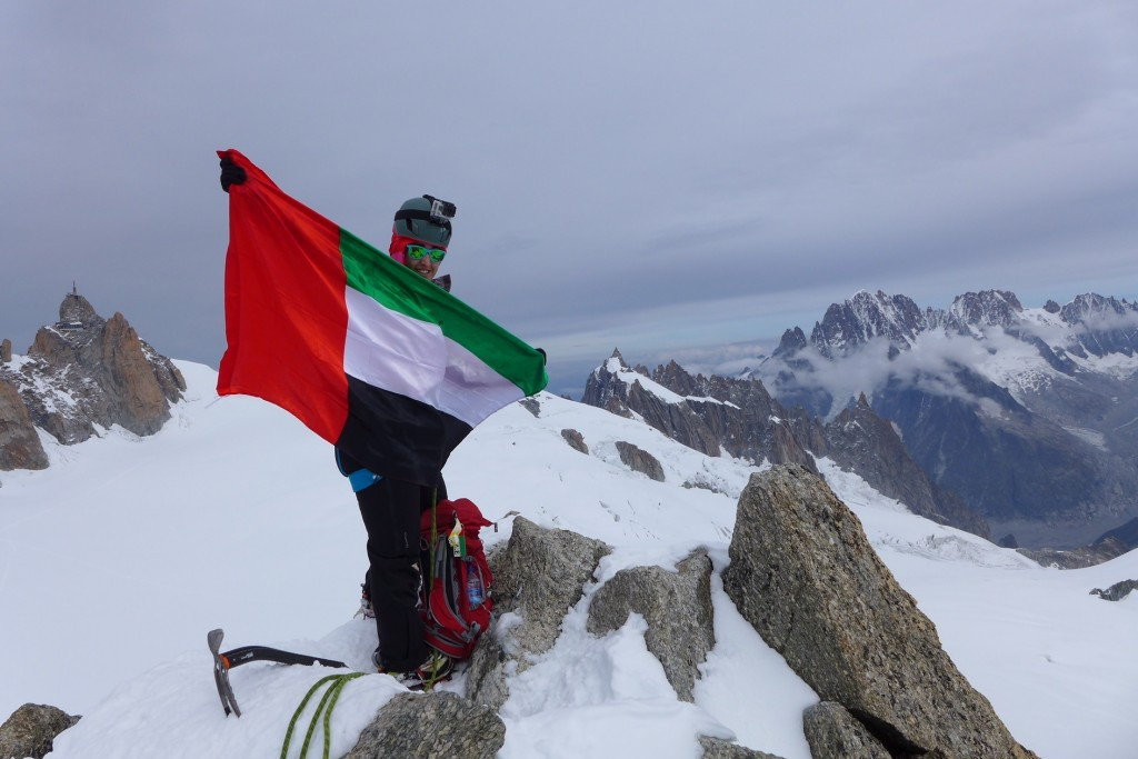 Dana Al Al is seeking to become the first Emirati to reach the summit of Mount Everest ©UAE NOC