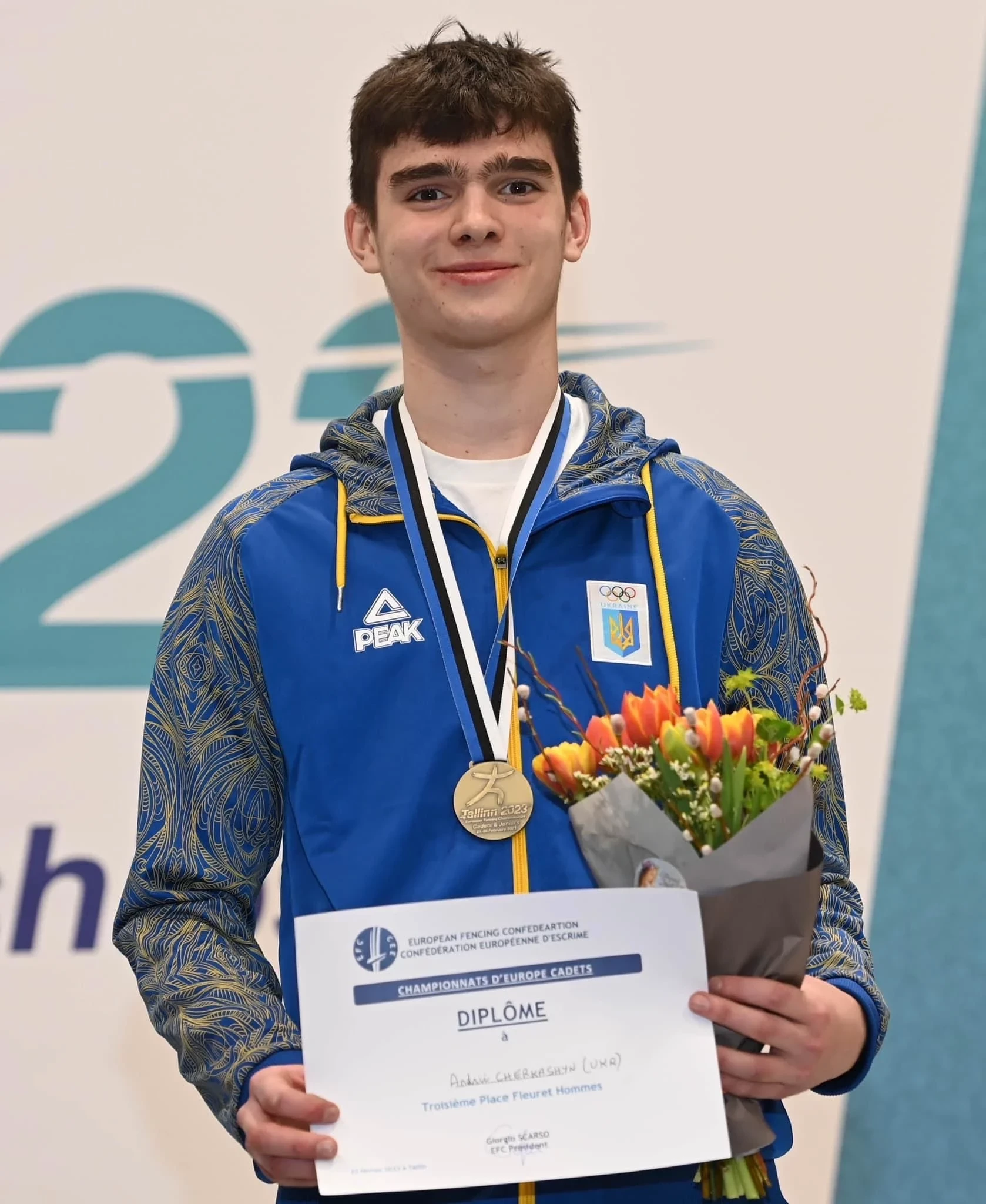 Andrii Cherkashyn is a European bronze medal-winning athlete in his age group and is trying to keep his sporting career alive ©Andrii Cherkashyn/Crowdfunder