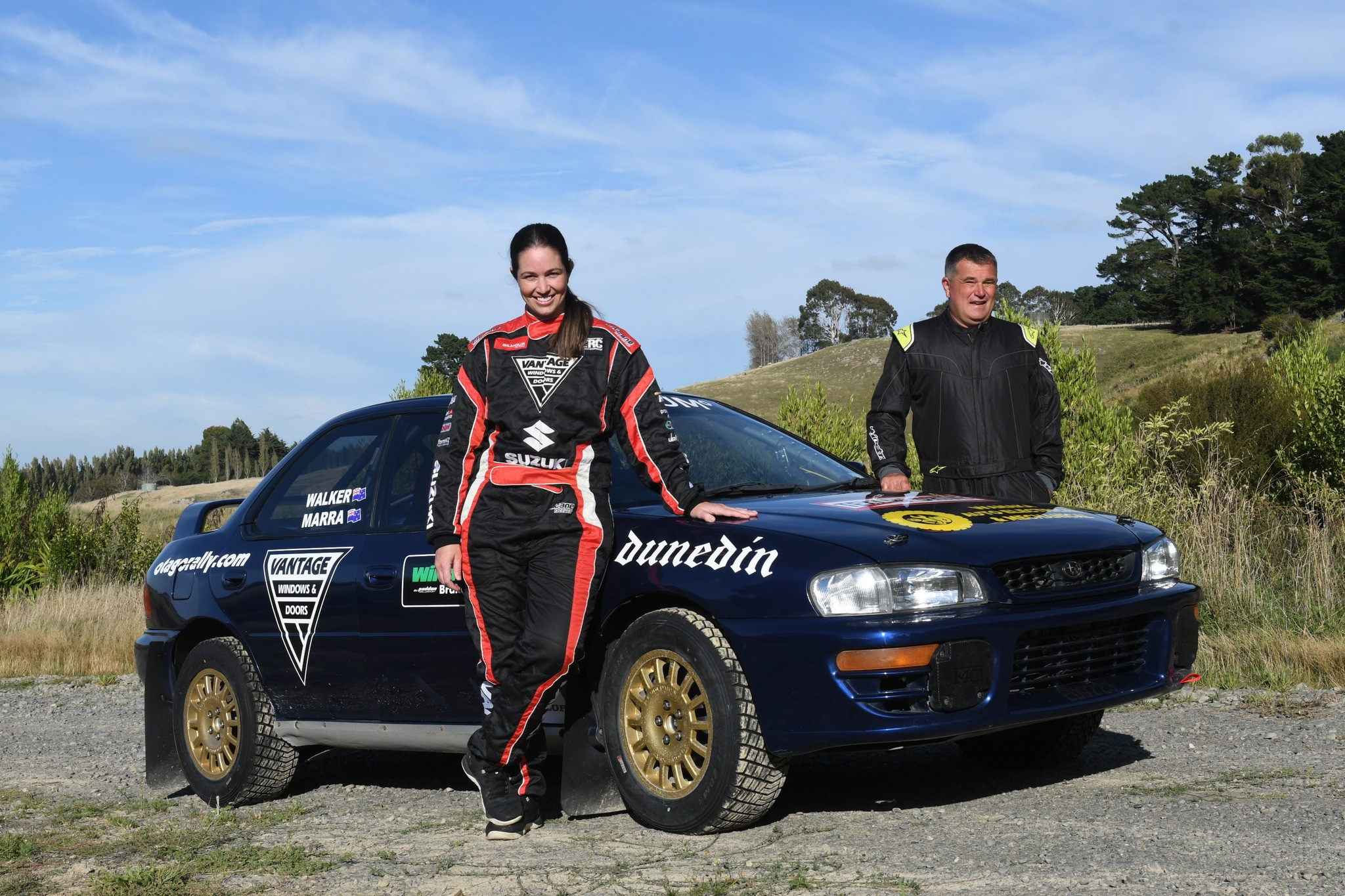 Sarah Walker has been praised for her competitiveness following a test run for the Otago Rally ©Otago Rally