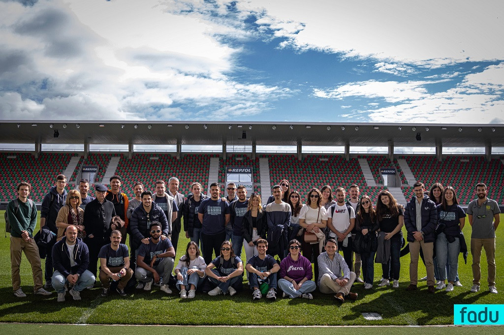 FADU delegates were taken on a tour of Sport Club Marítimo's facilities as part of the anniversary celebrations ©FADU