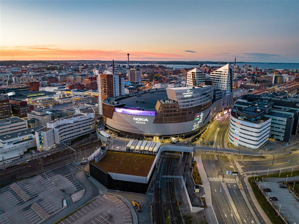 The Tampere Deck Arena is to host group matches at EuroBasket 2025 ©FIBA.basketball