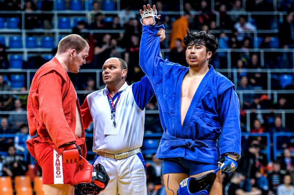 Despite their domination, Russia ended the event with two successive defeats with the second being inflicted by South Korea's Sangsoo Lee on Timofey Mishev in the combat men's over 100kg final ©FIAS