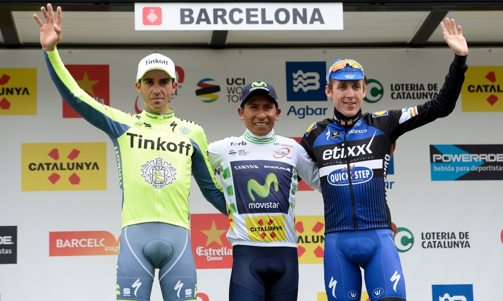 Nairo Quintana withstood several attacks on the final stage to win the general classification ©Getty Images
