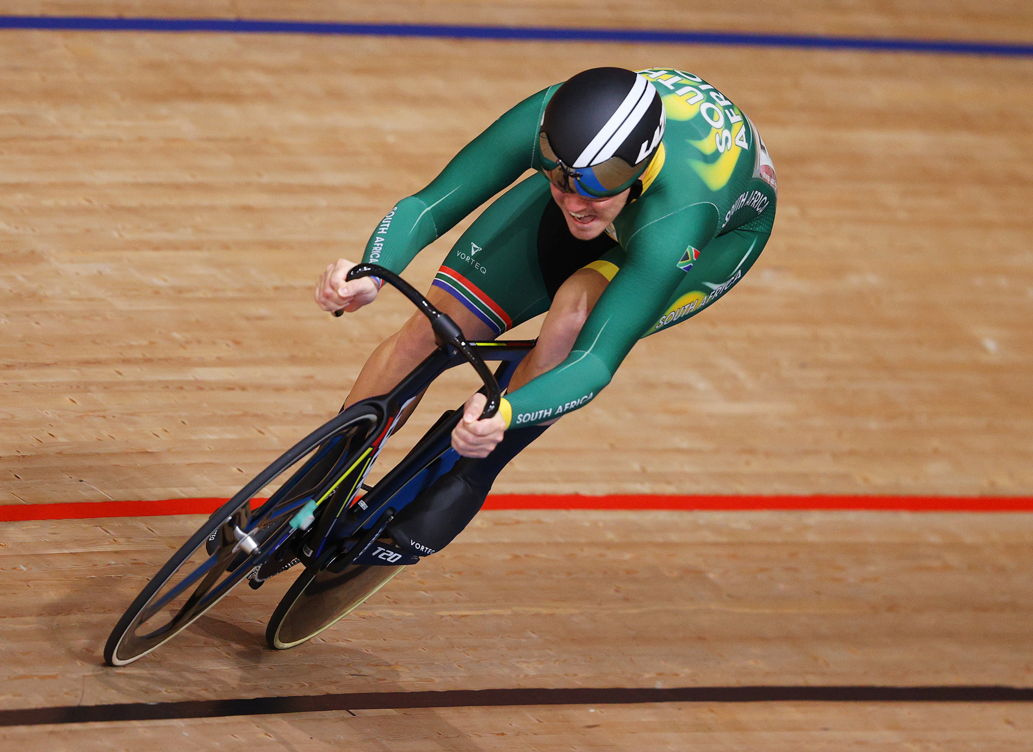 Jean Spies won three gold medals for South Africa at the CAC Track African Championships ©Getty Images