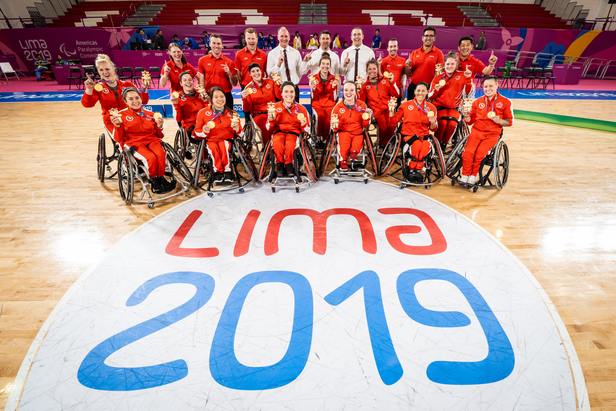 Canada won the gold medal in the women's basketball at the last Parapan American Games in Lima four years ago as Chile finished eighth ©IWBF