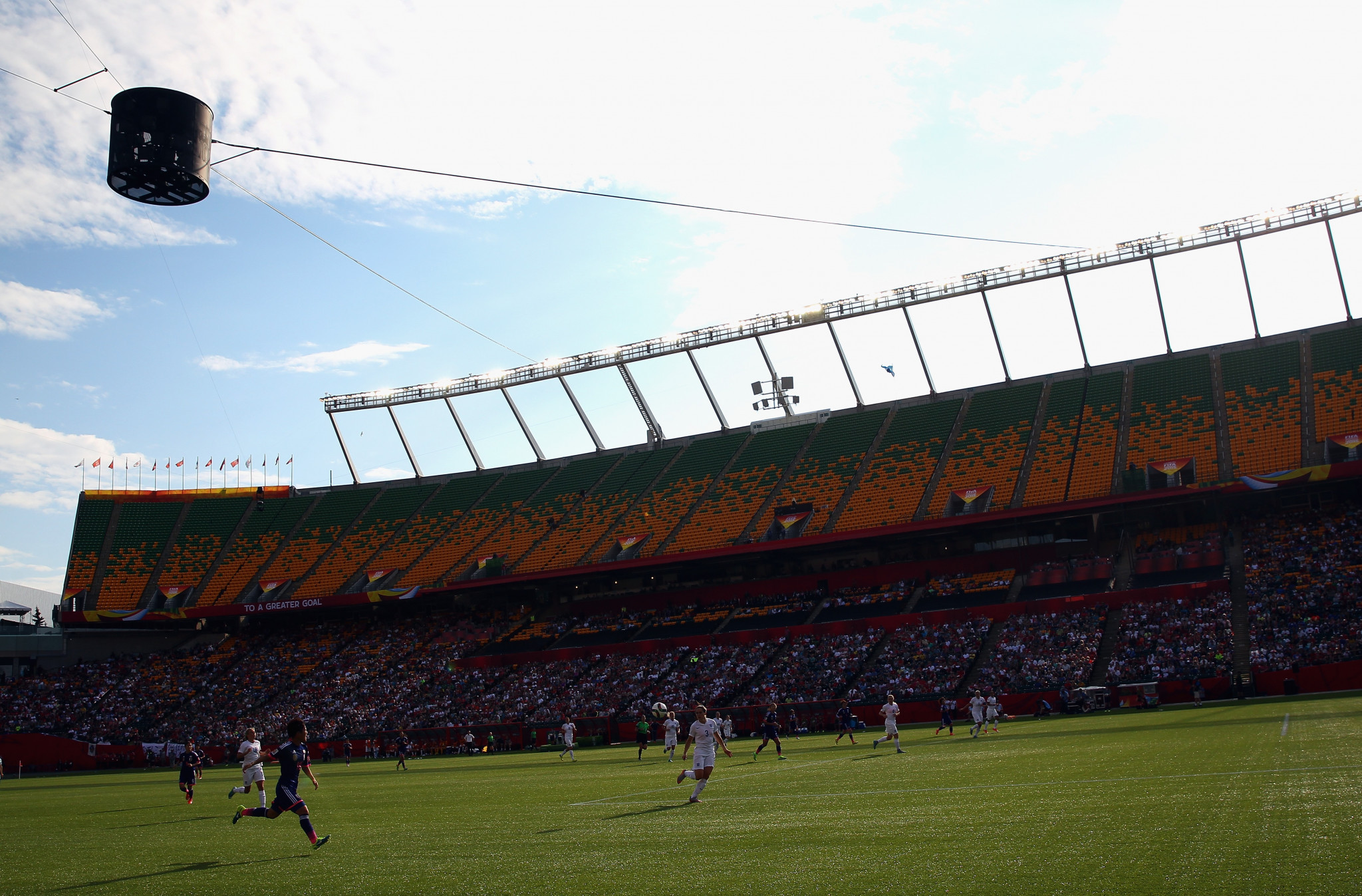 The Edmonton Commonwealth Stadium could benefit from a revamp should Alberta win the bid but there are concerns over the financial impact ©Getty Images
