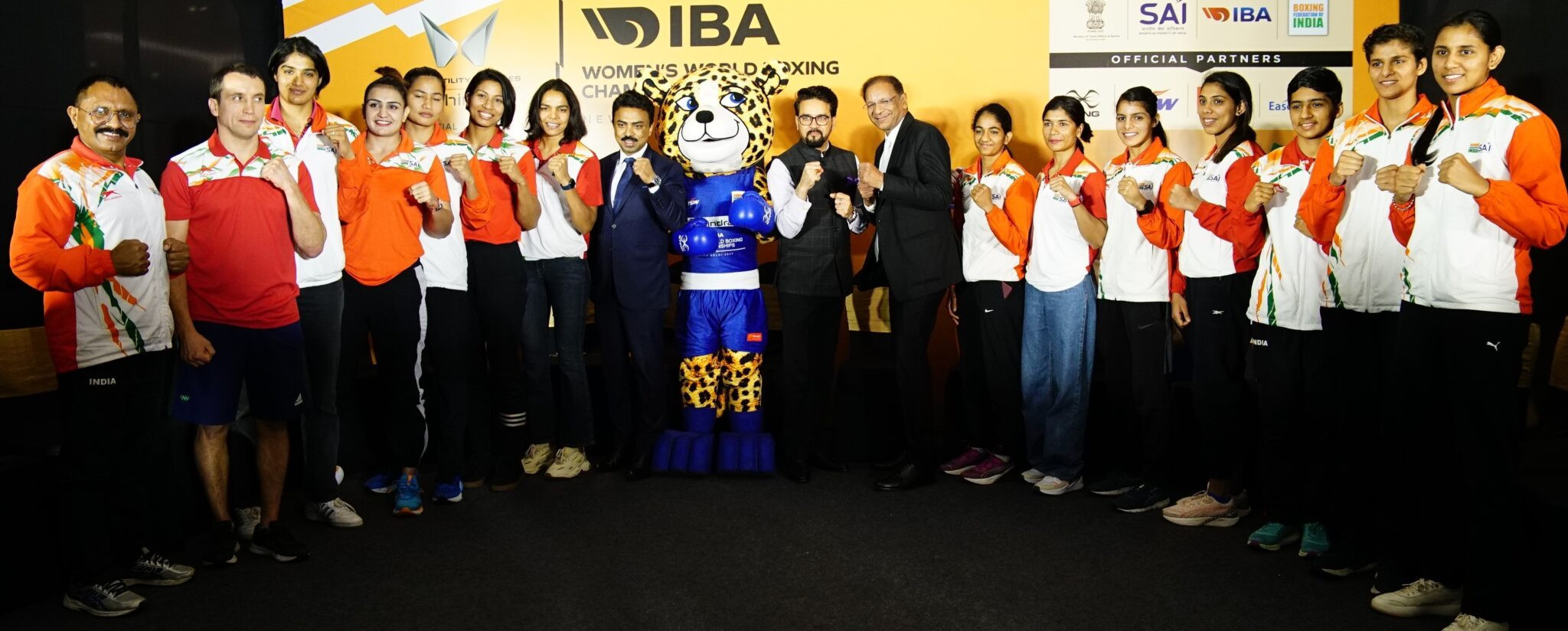 Veera the cheetah has been unveiled as the mascot for the 2023 IBA Women's World Championships ©IBA
