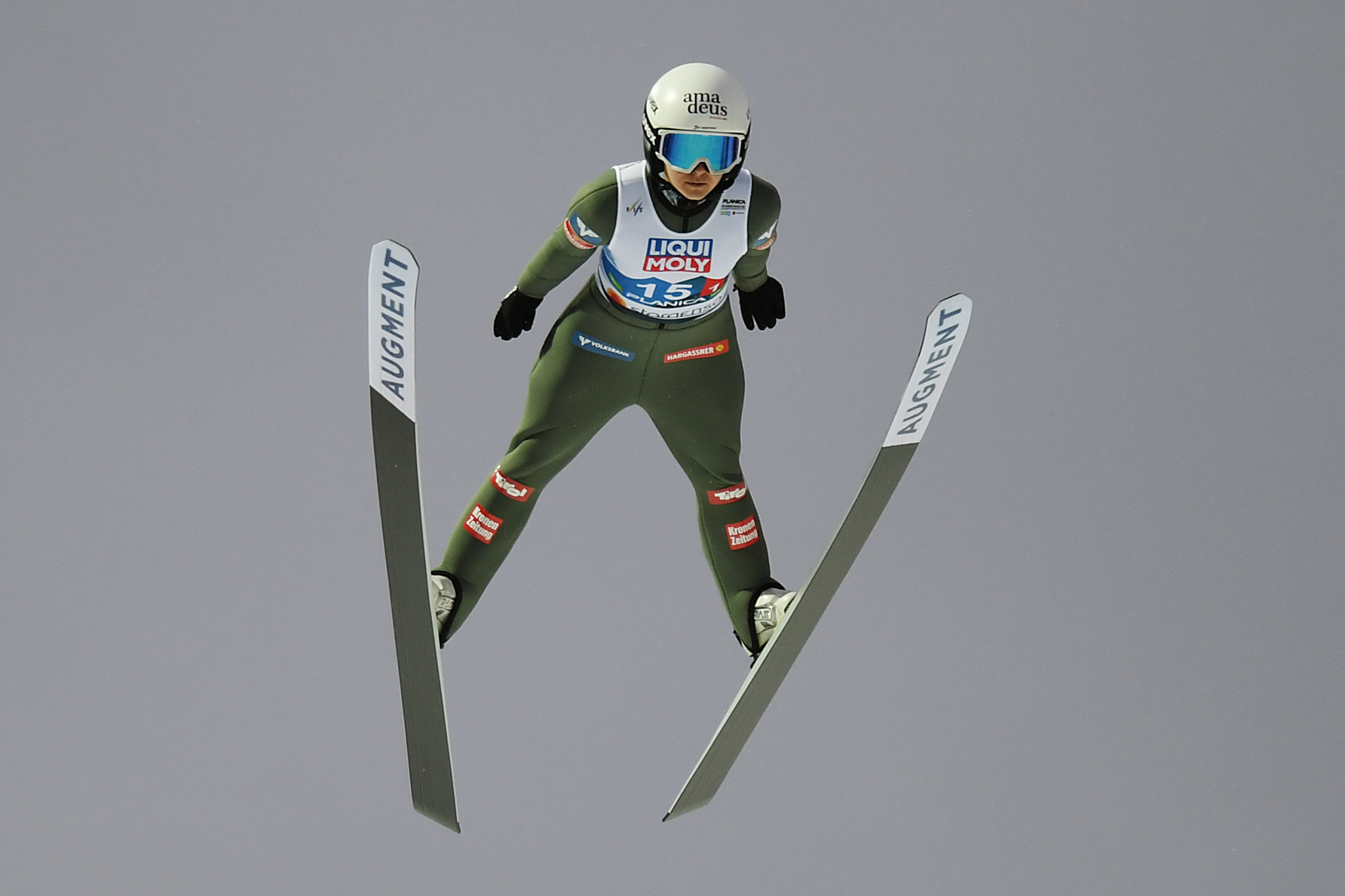 Chiara Kreuzer of Austria triumphed in the women's large hill World Cup event in Oslo ©Getty Images