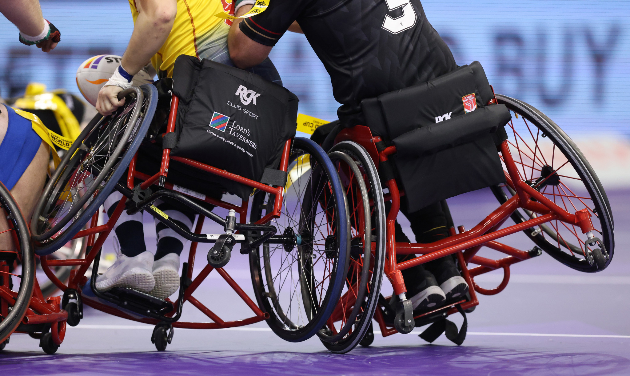 Although wheelchair rugby is open to both sexes, fewer than ten per cent of players are women ©Getty Images