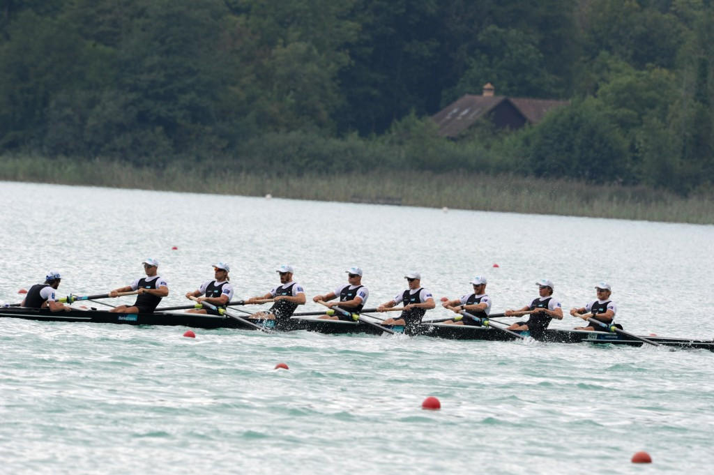 Brook Robertson was a member of the New Zealand men's eight at the World Rowing Championships in France
