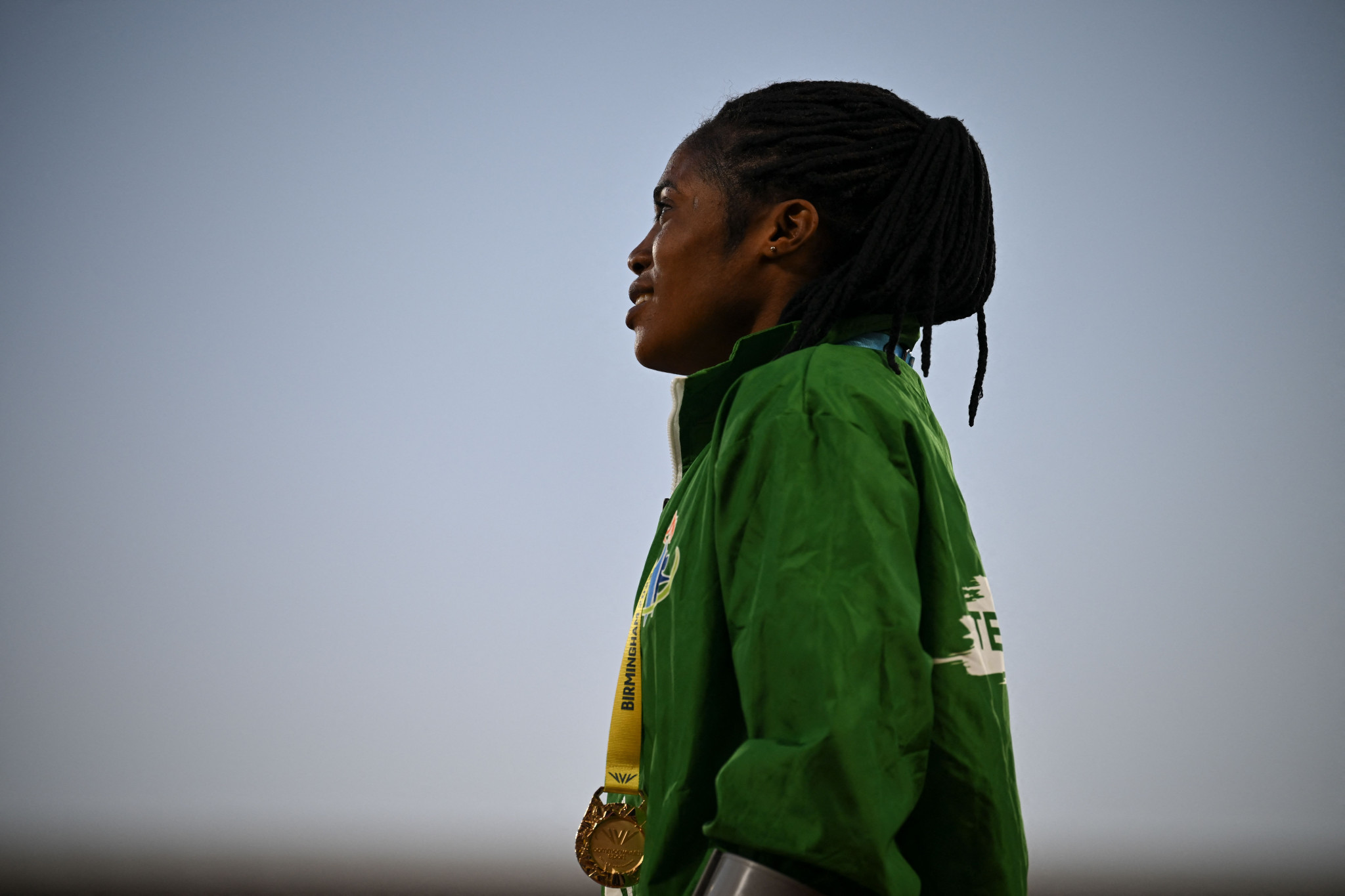 Goodness Nwachukwu of Nigeria threw a women's F42 shot put world record 9.52m ©Getty Images