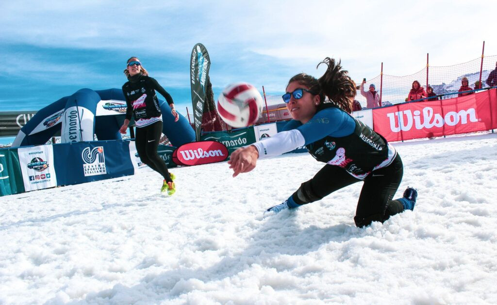 Snow volleyball on trial for Turin 2025 World University Games