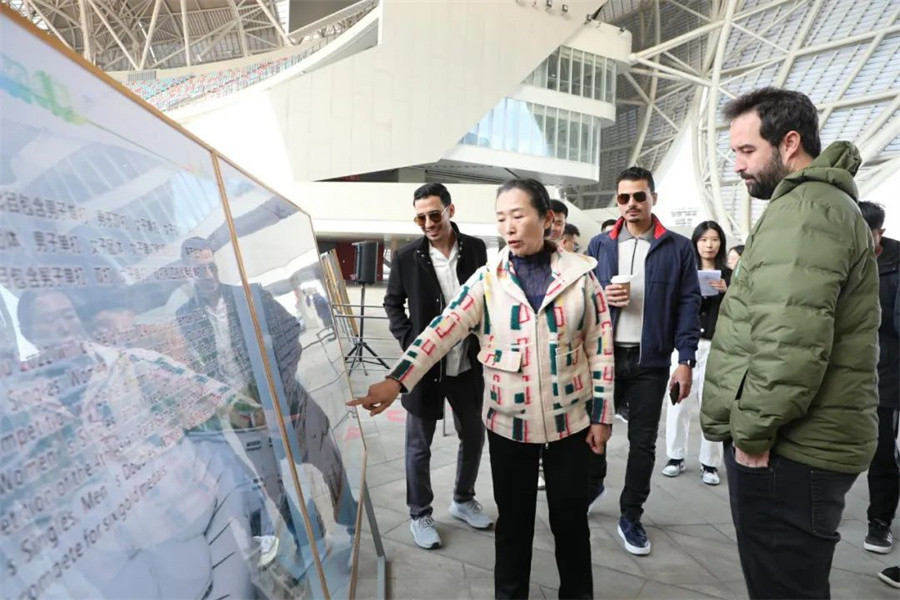 Officials from Saudi Arabia have toured the installations for the 2022 Asian Games ©Hangzhou 2022