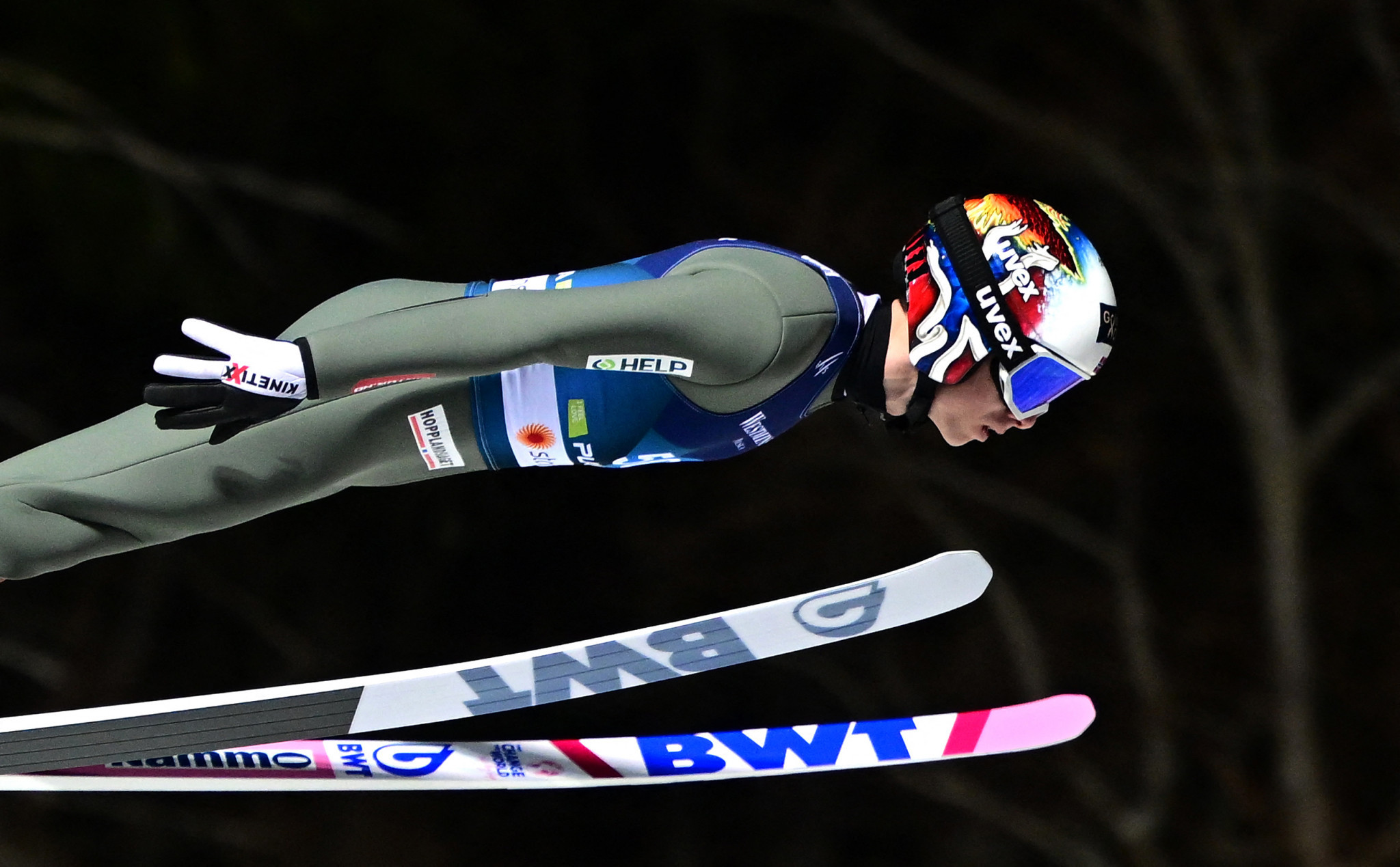 Halvor Egner Granerud extended his FIS Ski Jumping World Cup lead with a win in Norway ©Getty Images