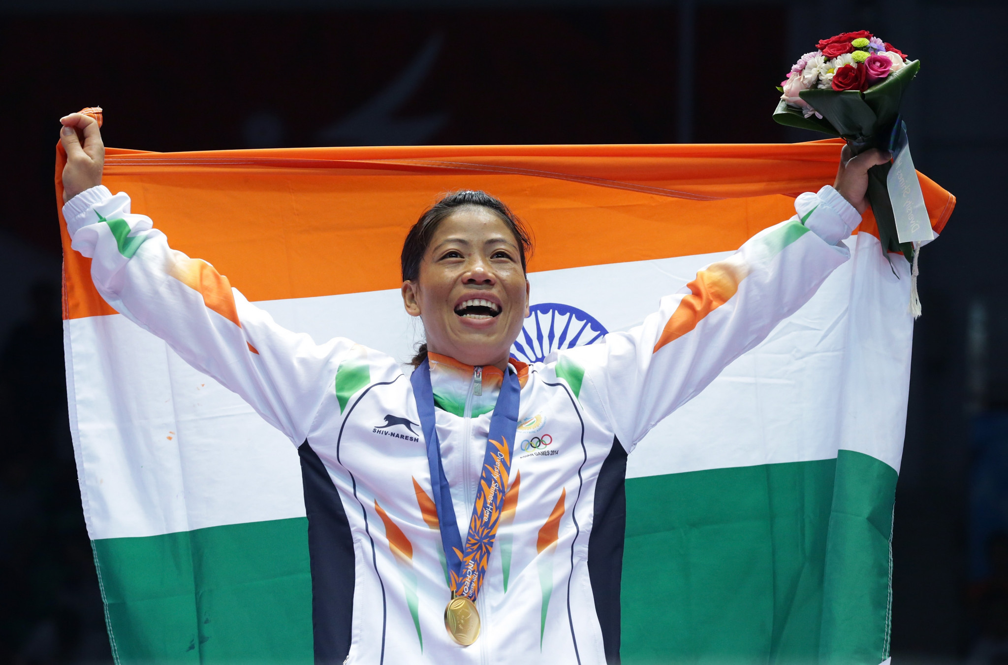 Mary Kom, who claimed gold at the 2014 Asian Games in Incheon, is aiming to bow out with more success in Hangzhou later this year ©Getty Images