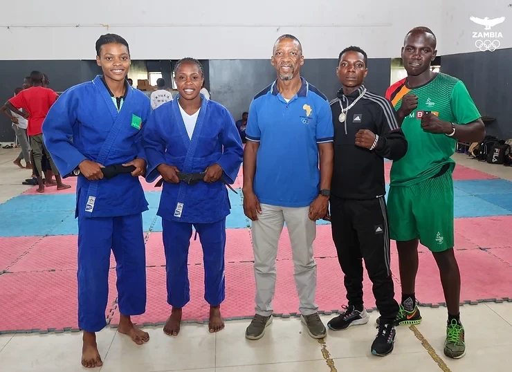 Commonwealth boxing medallists guide youngsters at Zambia NOC initiative 