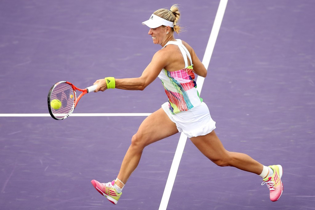 Angelique Kerber recovered from a poor first set to reach the fourth round of the women's draw