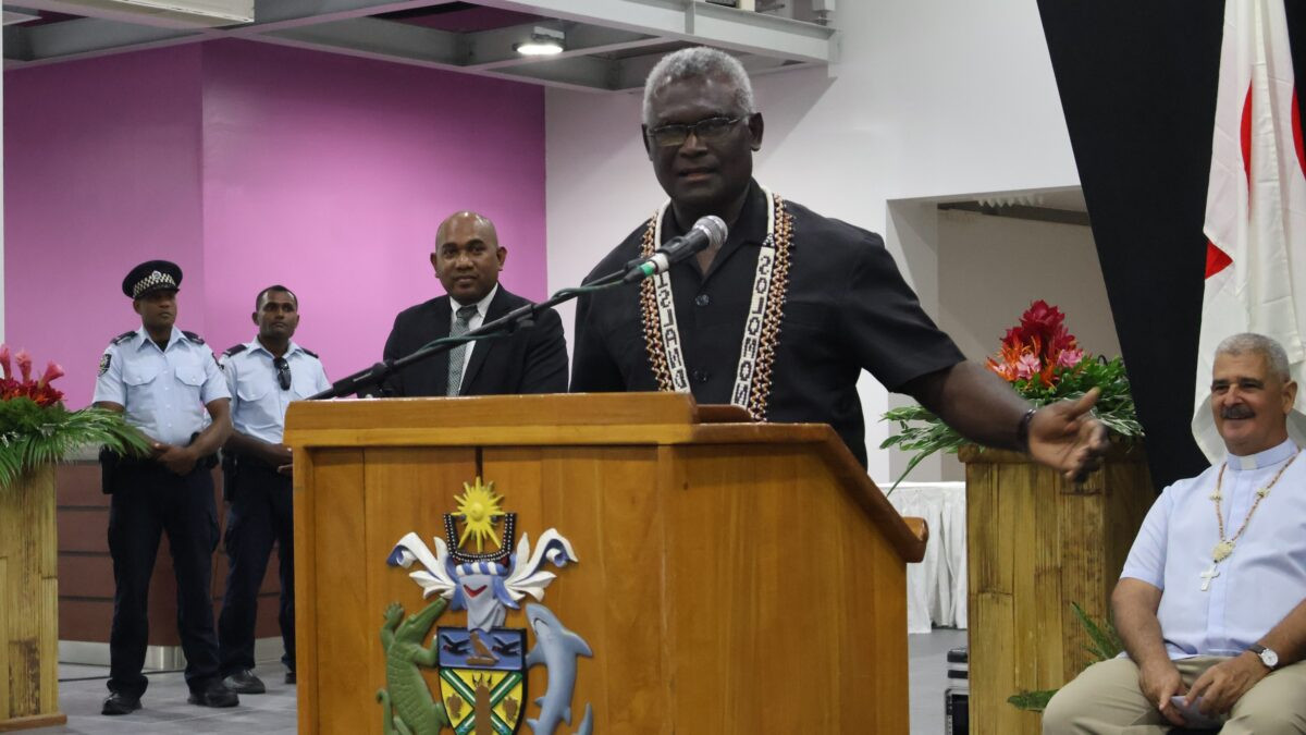 Solomon Islands Prime Minister Manasseh Sogavare said the improvements would be 
