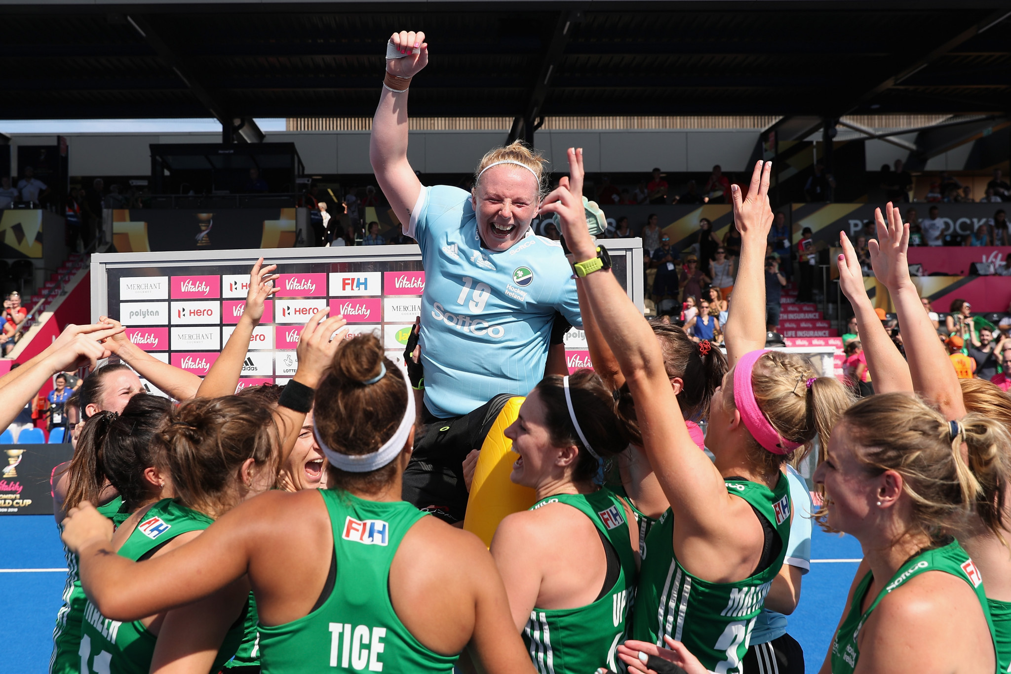 Ireland's women reached the Hockey World Cup Final in 2018 before losing to The Netherlands in the final ©Getty Images