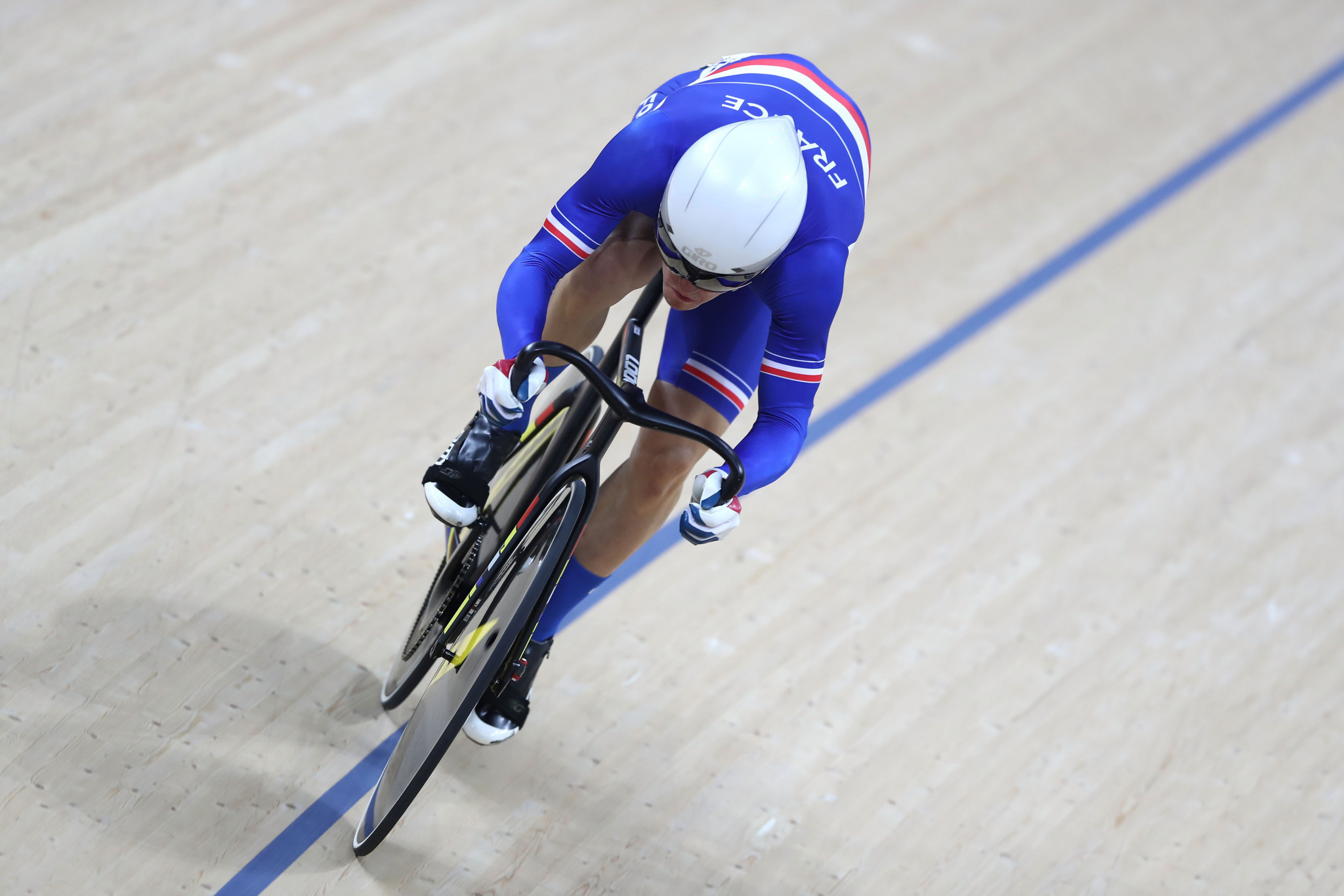 Thomas Boudat sealed men's omnium gold today in Cairo ©Getty Images