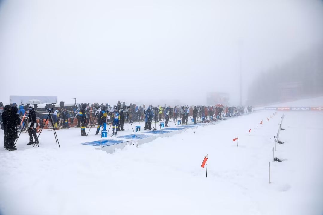 The women's 7.5km sprint at the IBU World Cup in Oslo was postponed today due to fog ©IBU 