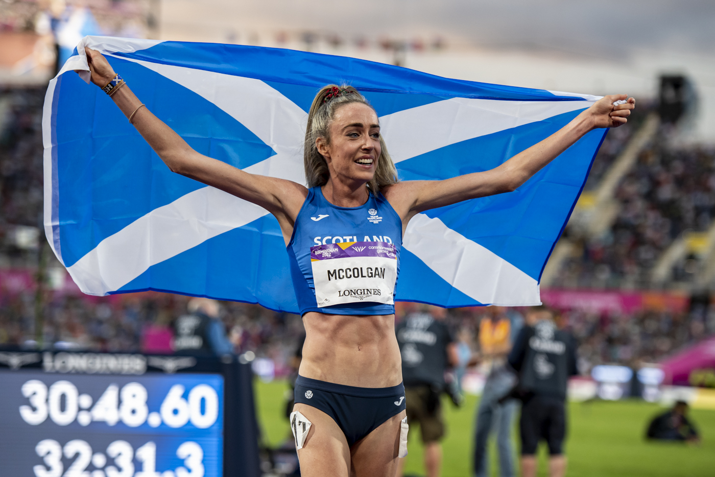 Elinor Middlemiss led Scotland to its second best Commonwealth Games performance at Birmingham 2022 where the team's gold medallists included Eilish McColgan in the 10,000m ©Getty Images