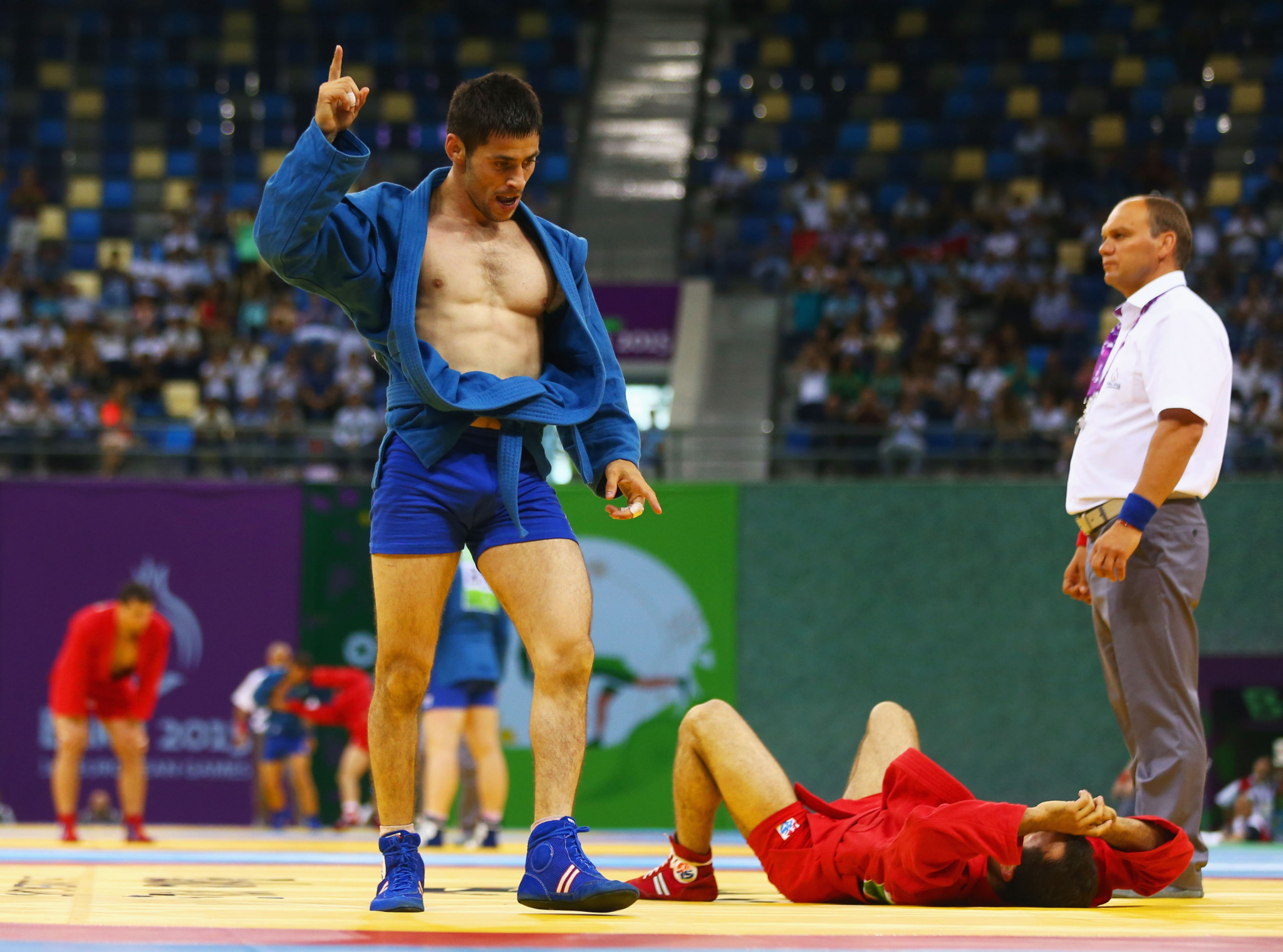 Sambo is a Russian form of wrestling which was taught to the Red Army ©Getty Images
