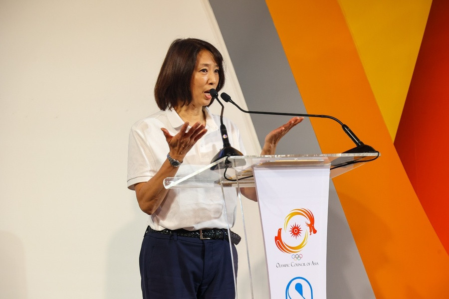 OCA Athletes' Committee chair Mikako Kotani told delegates "you should be proud of the progress" on athlete representation in Asia ©OCA