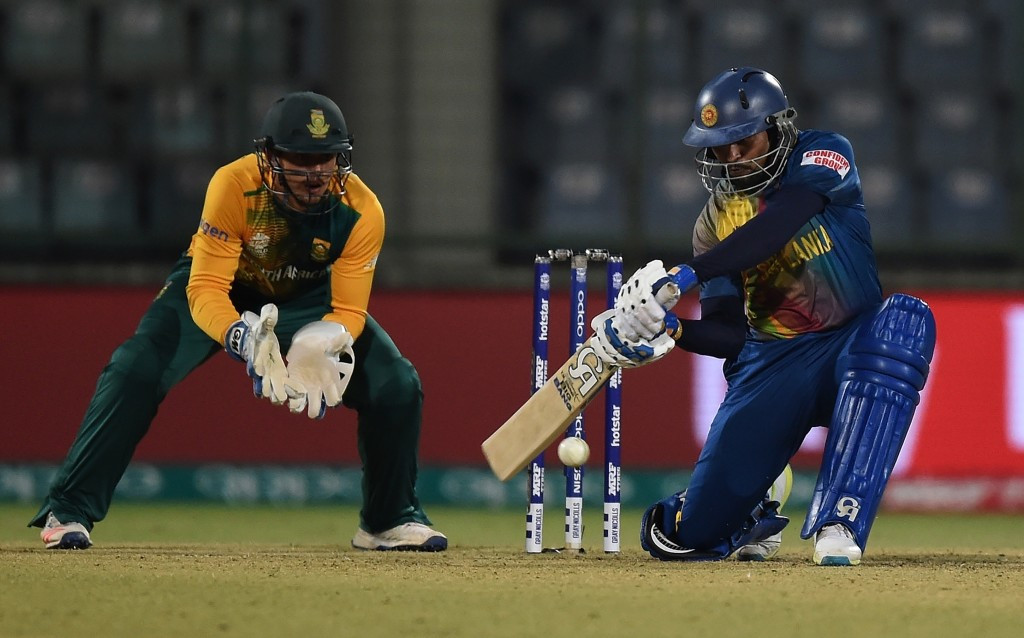 Sri Lanka were bowled out for 120 as their World Twenty20 campaign ended in defeat