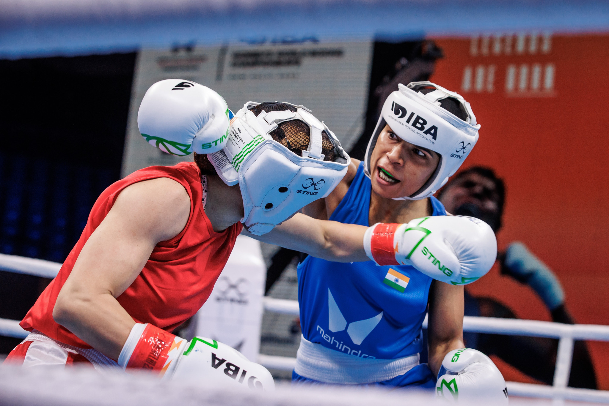 Nikhat Zareen has sealed her place in the last 16 of the light flyweight division ©IBA